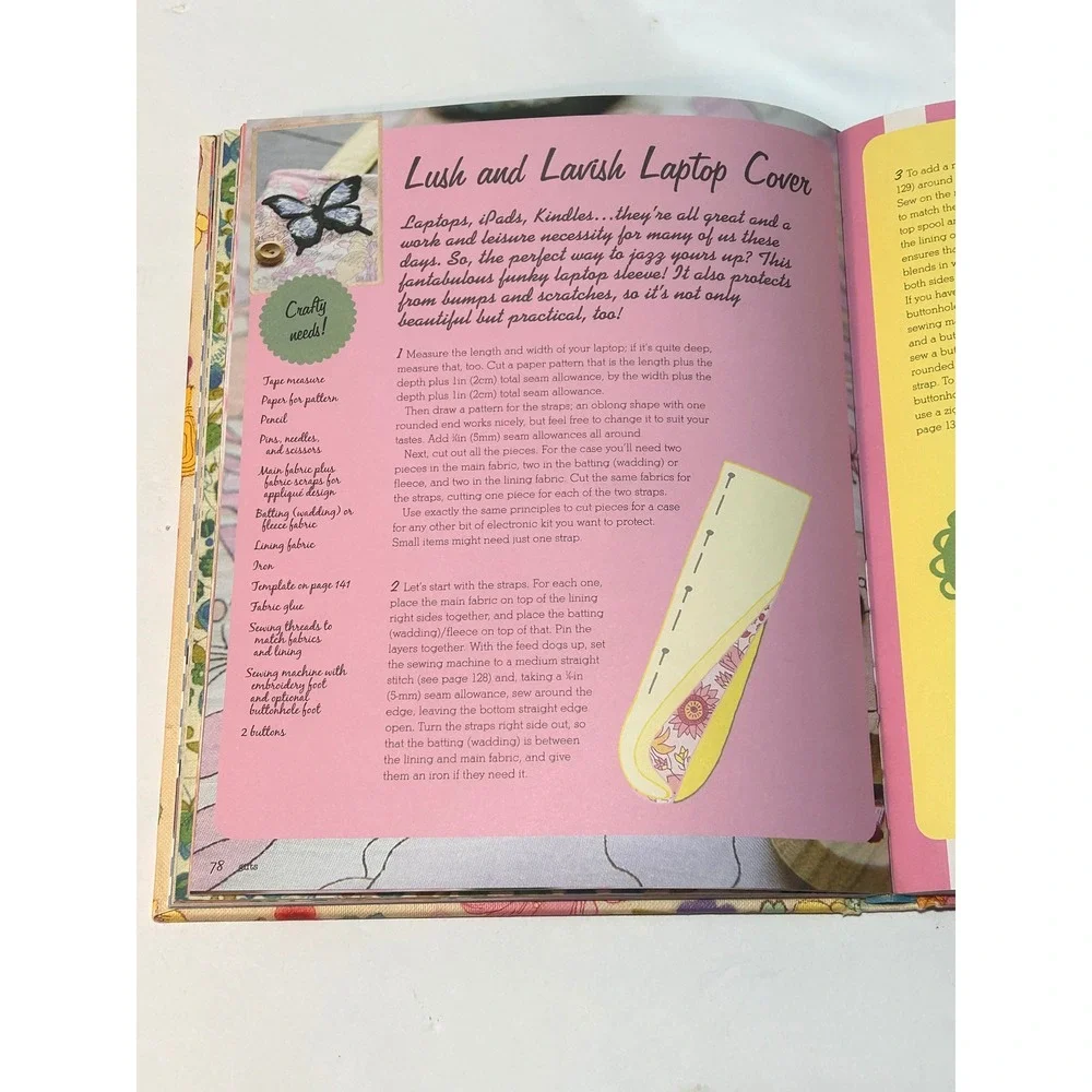 Lot 3 Sewing Craft Books Sewing with Whimsy, All Sewn Up, Kids My First Craft
